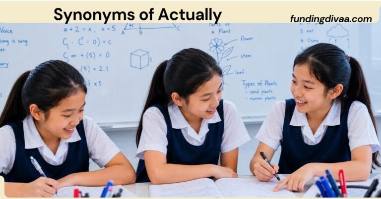 Synonyms of Actually